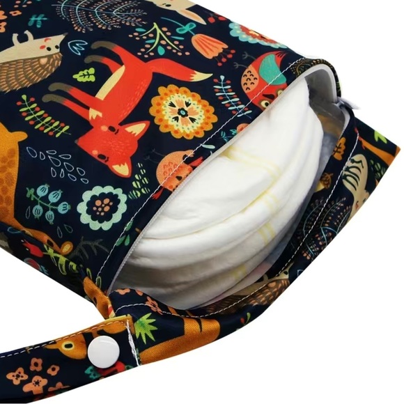 NWT Black Animal Print Wet Bag - Picture 6 of 6